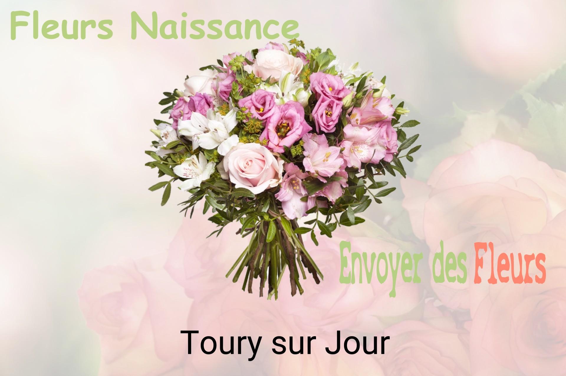 Bouquet de fleurs de naissance livré à Toury-sur-Jour